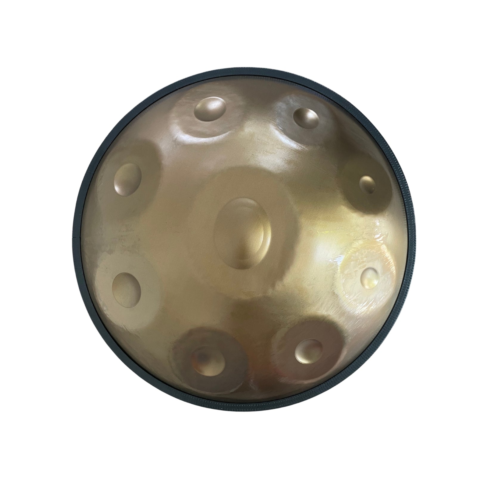 Jam Music 9 Notes Handpan 22' Inch Steel Hand Drum In Minor D 440Hz - Gold