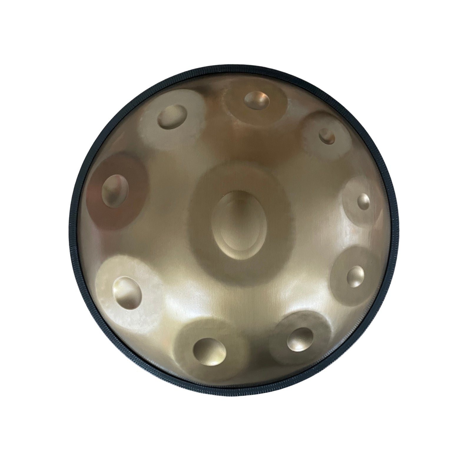 Jam Music 10 Notes Handpan 22' Inch Handpan Drum Hand Drum In Minor D 440Hz- Gold