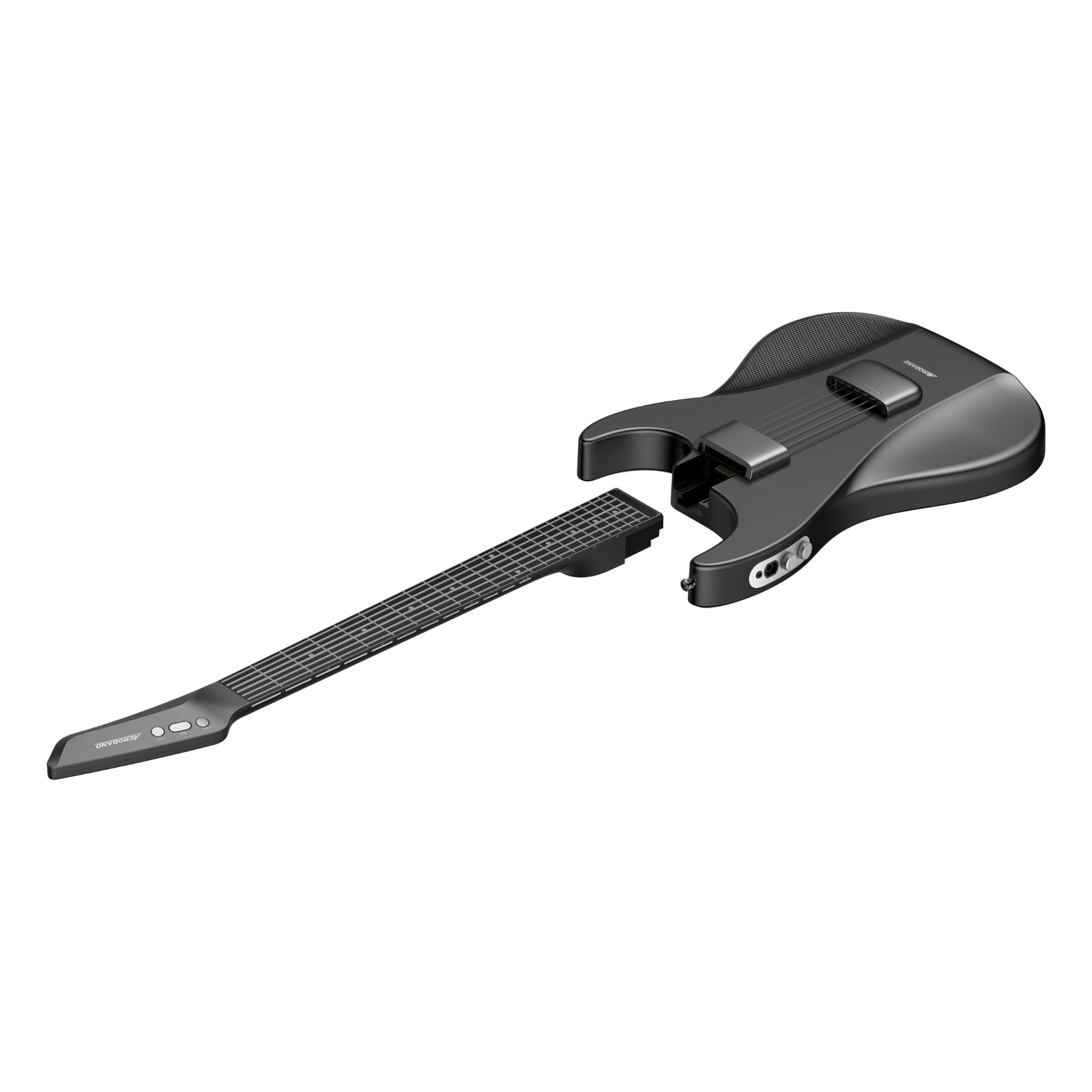 Aeroband Guitar Disassembled Flat Angle