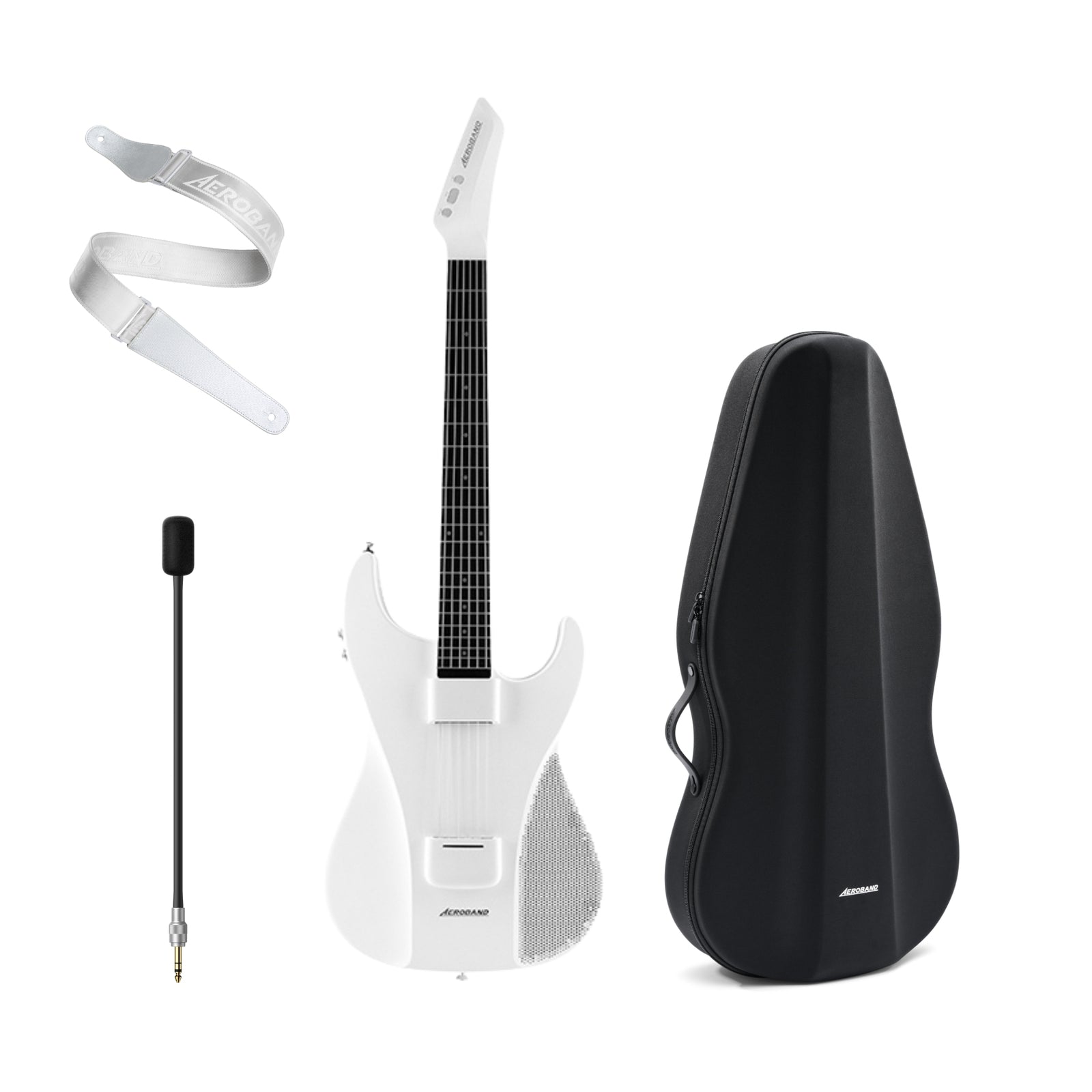 Aeroband_Guitar_White_Full_Front_Image- Full Set