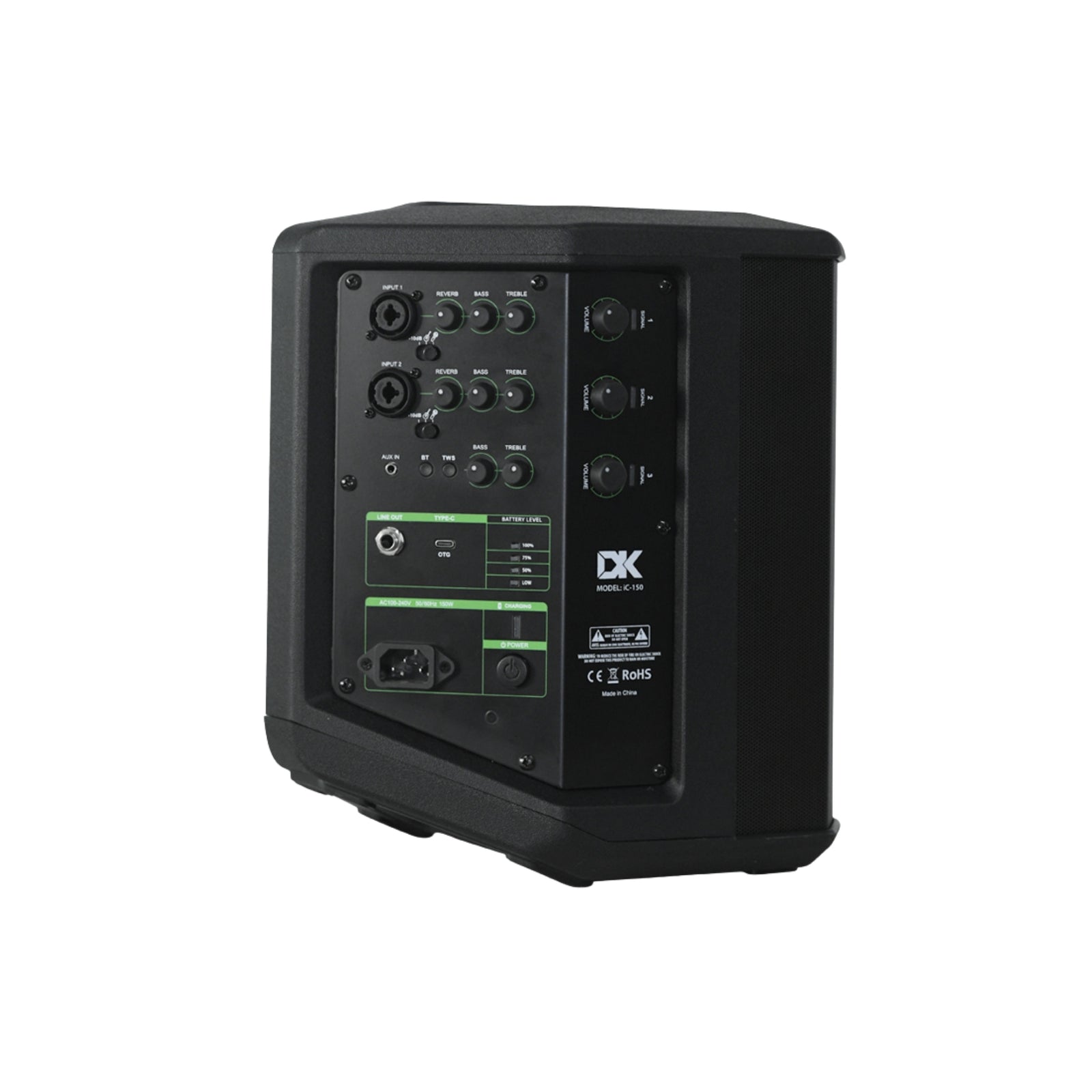 DK IC-150 Portable PA Speaker Amp System for Events and Performers