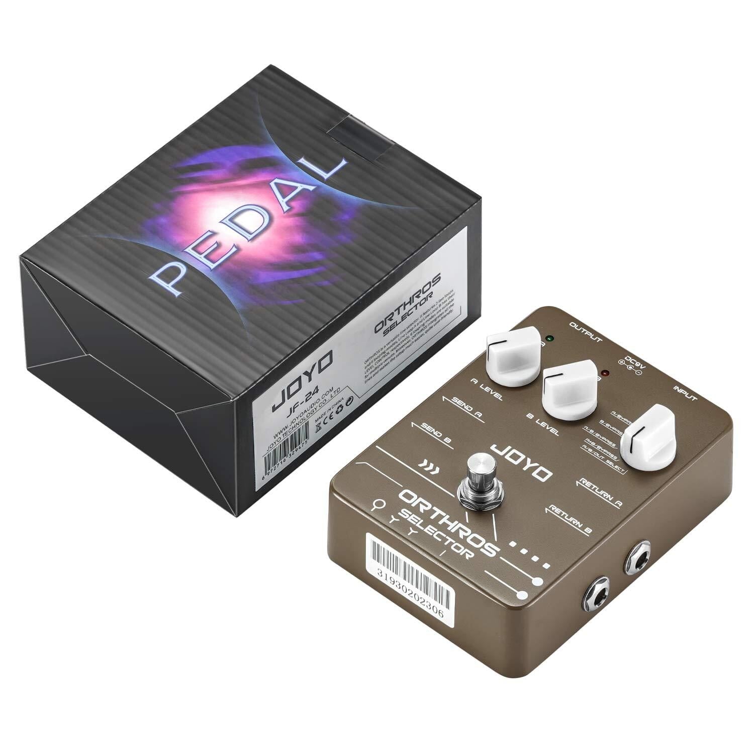 Joyo JF24 Orthros Line Selector Pedal for Guitar Effects Pedals