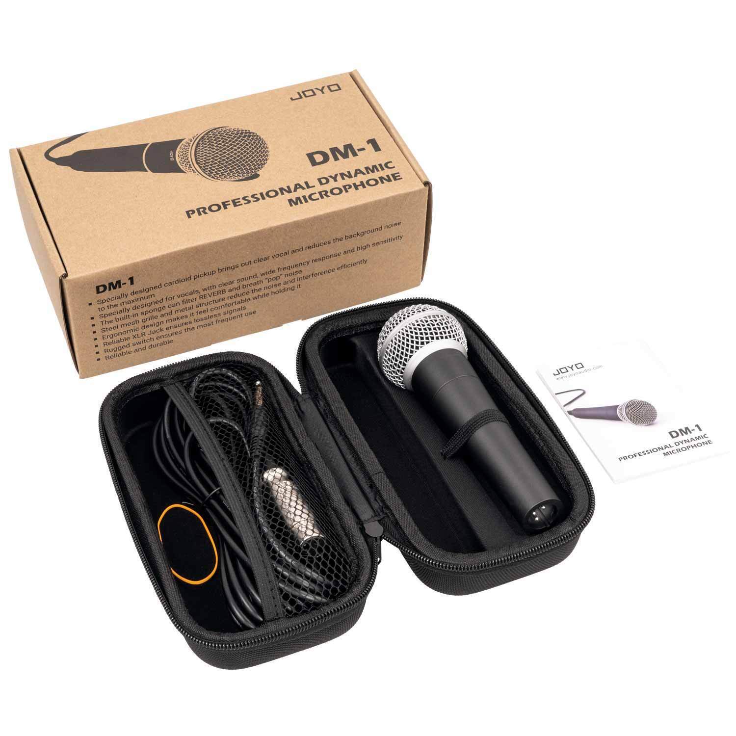 Joyo DM-1 Dynamic Microphone with Protective Case - ETONE.SHOP