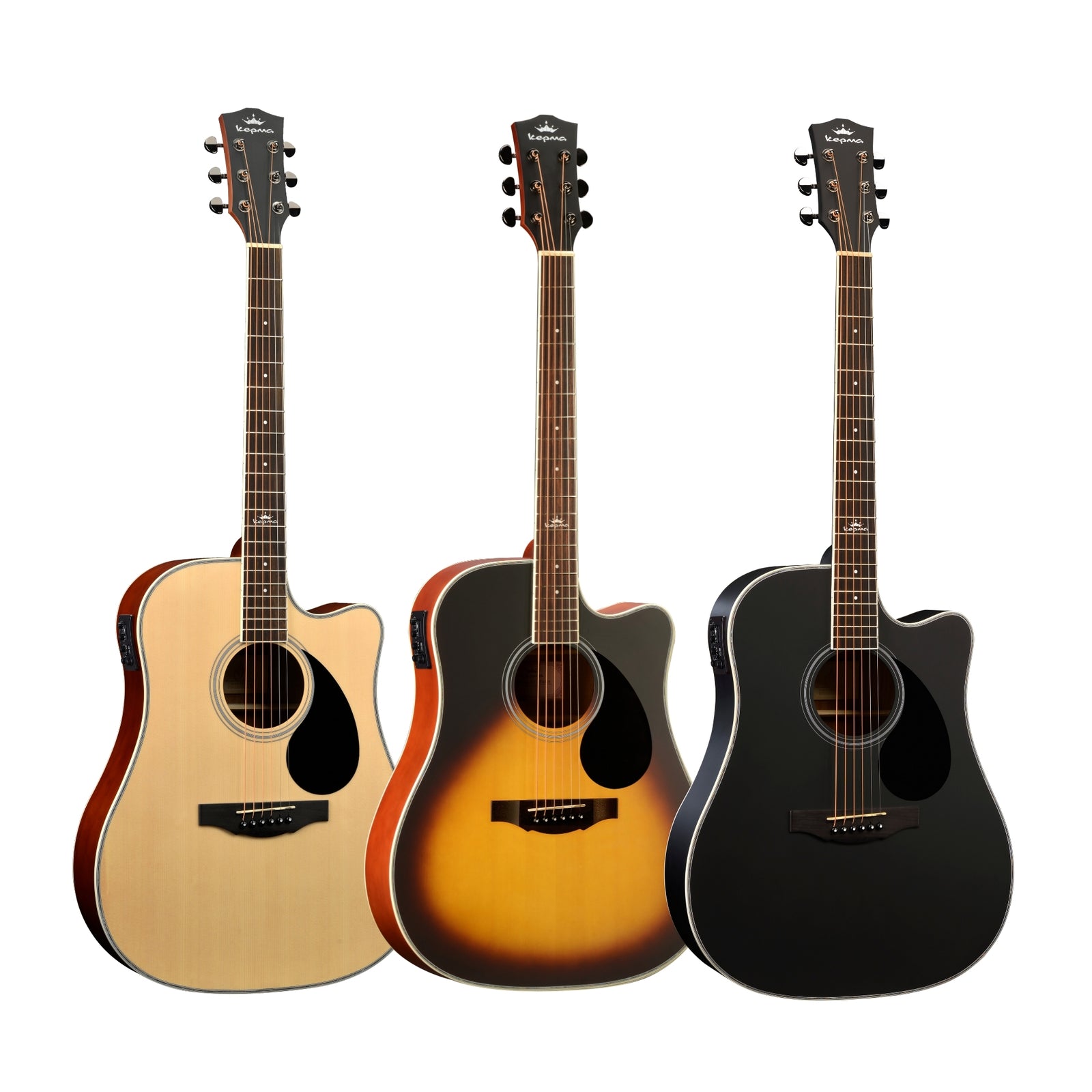 Kepma D1CE 41" Dreadnought Cutaway Electro-Acoustic Guitar - ETONE.SHOP
