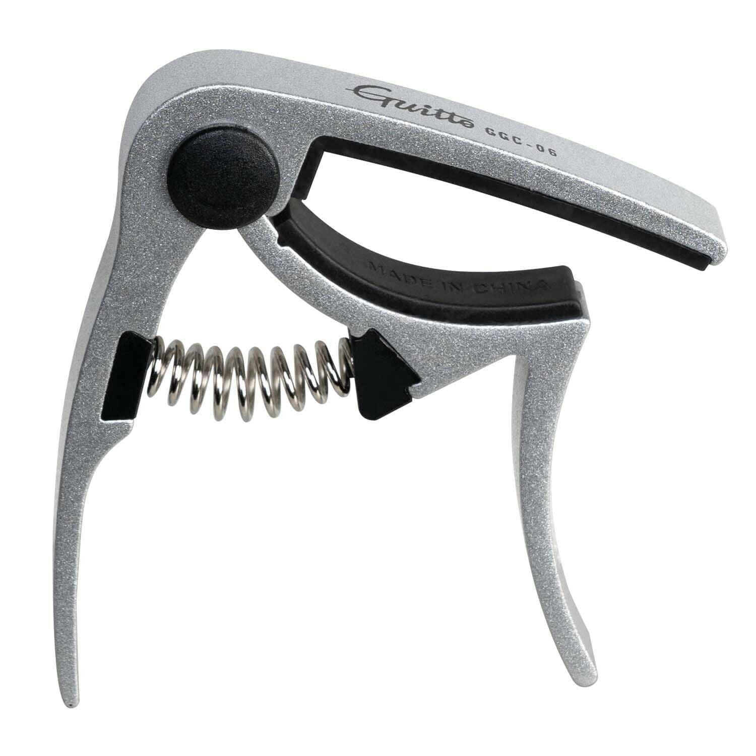Guitto GGC06 Guitar Ukulele Capo Metal In Sliver