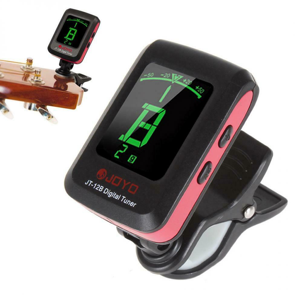 JOYO JT-12-B Guitar Bass Violin Digital Clip-on Tuner