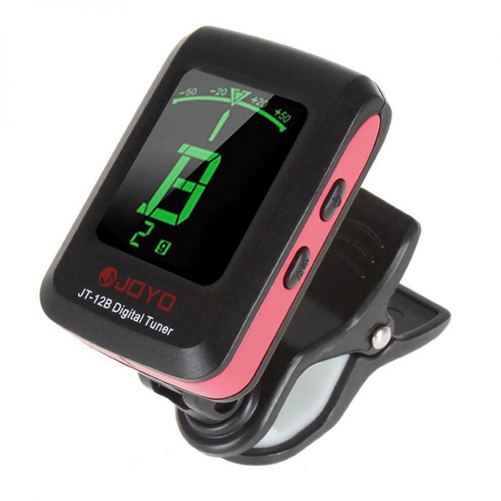 JOYO JT-12-B Guitar Bass Violin Digital Clip-on Tuner