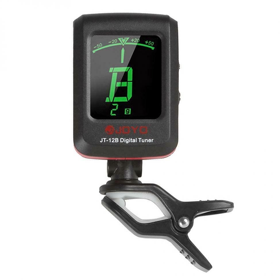 JOYO JT-12-B Guitar Bass Violin Digital Clip-on Tuner