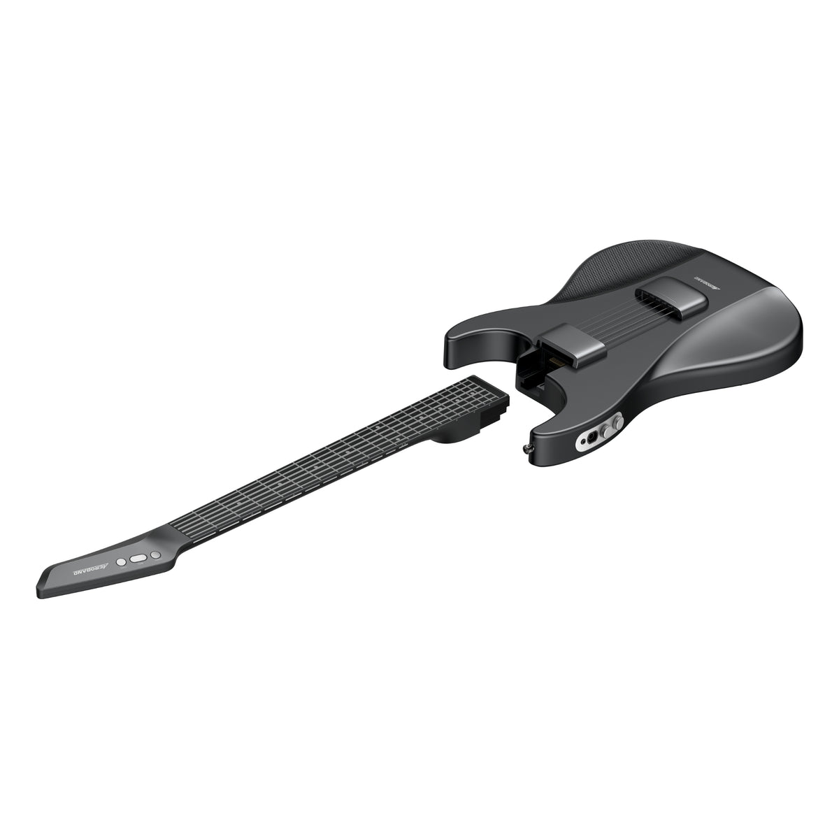 Aeroband Guitar Disassembled Flat Angle