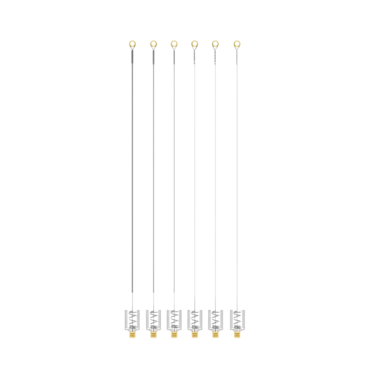 Set of  AeroBand Strings on a white background