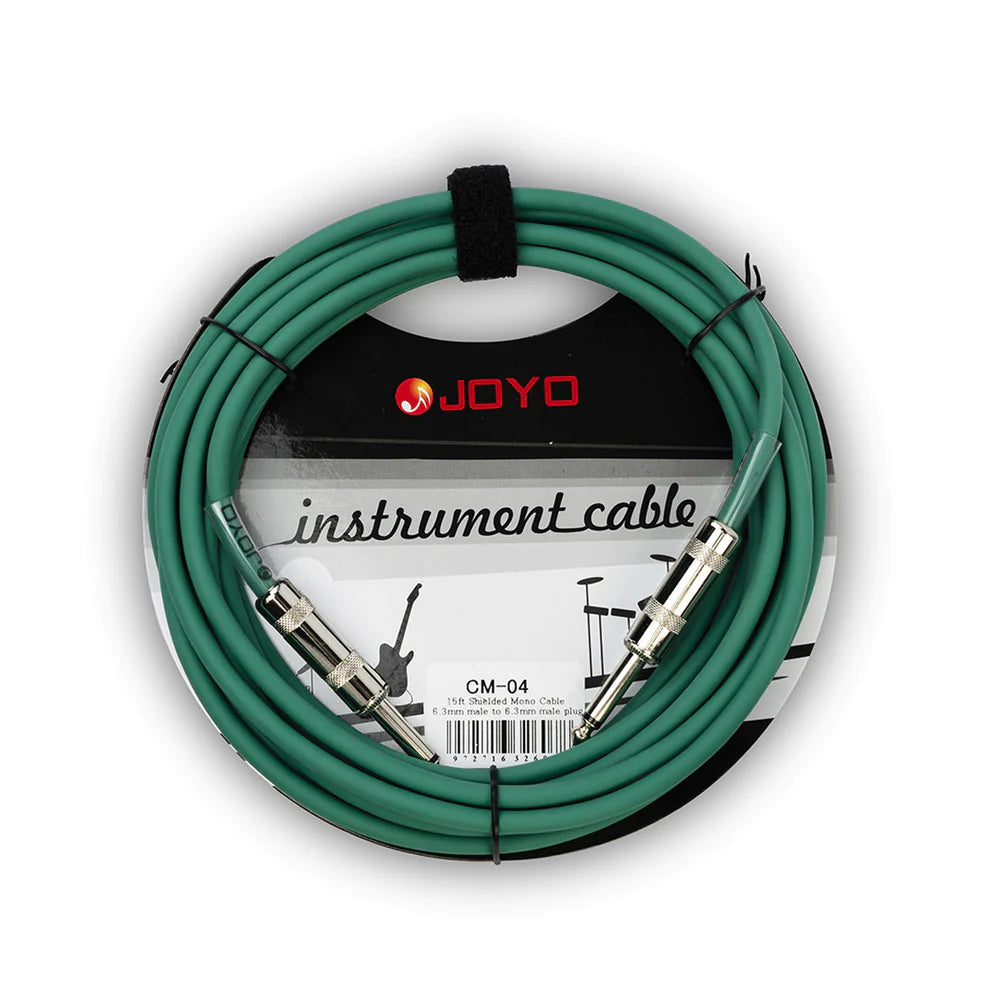 JOYO CM-04 15ft Guitar Lead - Green 