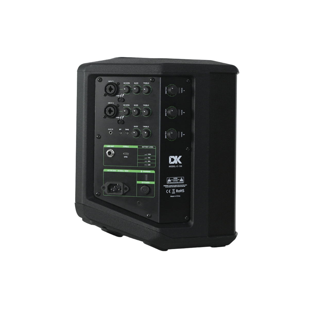 DK IC-150 Portable PA Speaker Amp System for Events and Performers