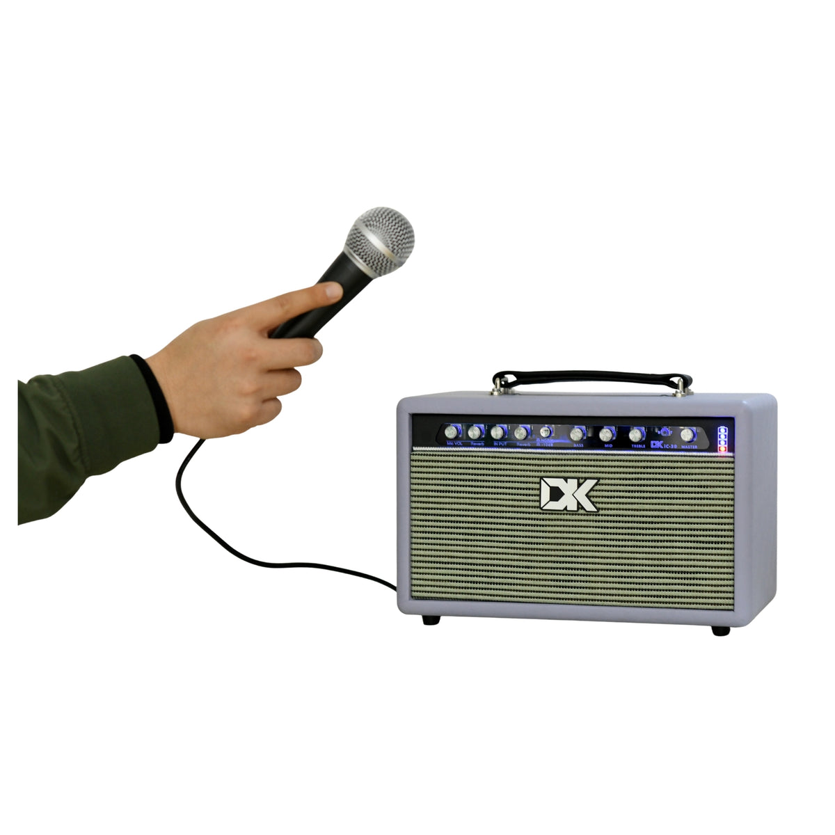 DK IC30 Acoustic Guitar Amplifier - LP - with mic