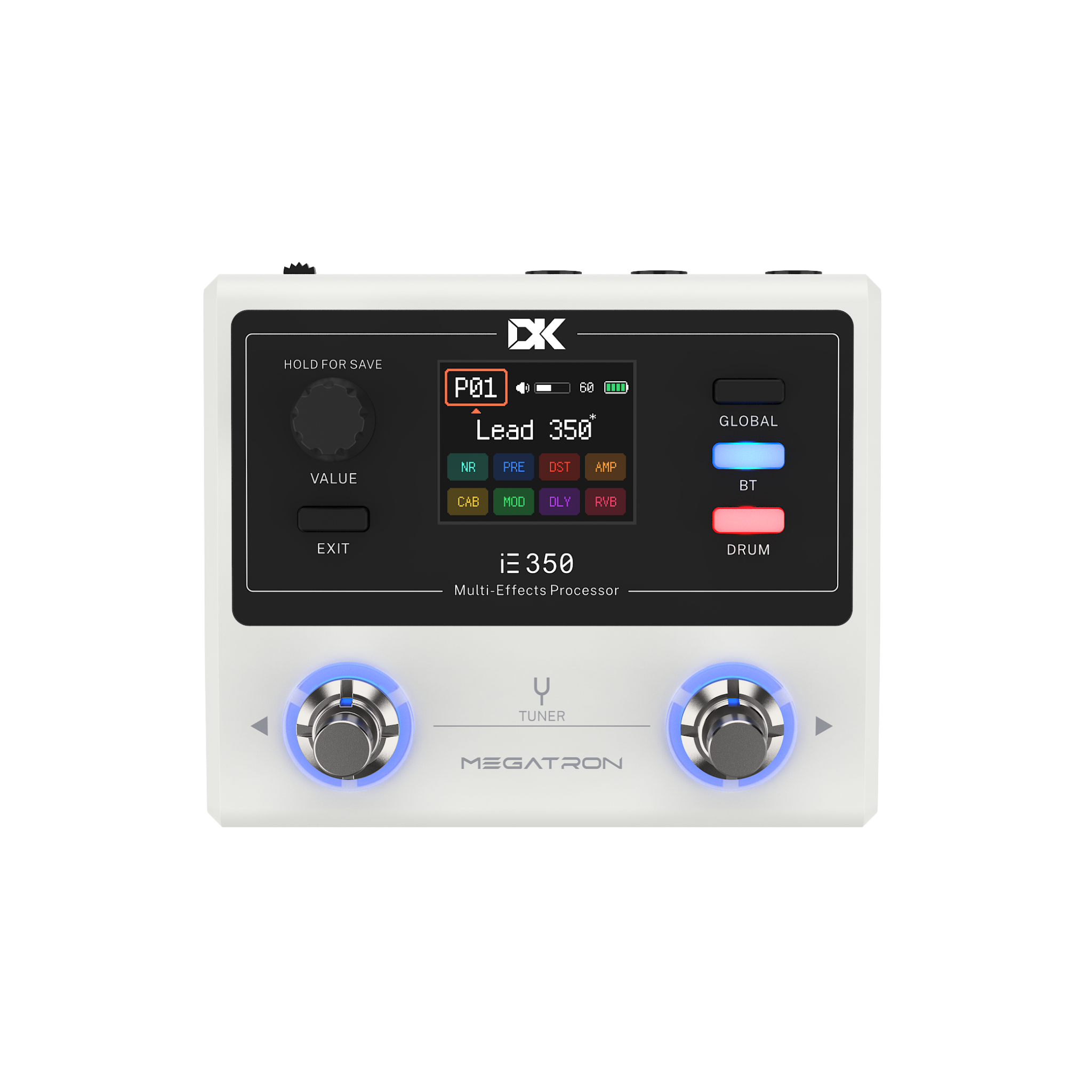 DK IE350 Guitar Multi-Effects Pedalboard Built-in Rechargeable DK IE350 Guitar Multi-Effects Pedalboard Built-in Rechargeable