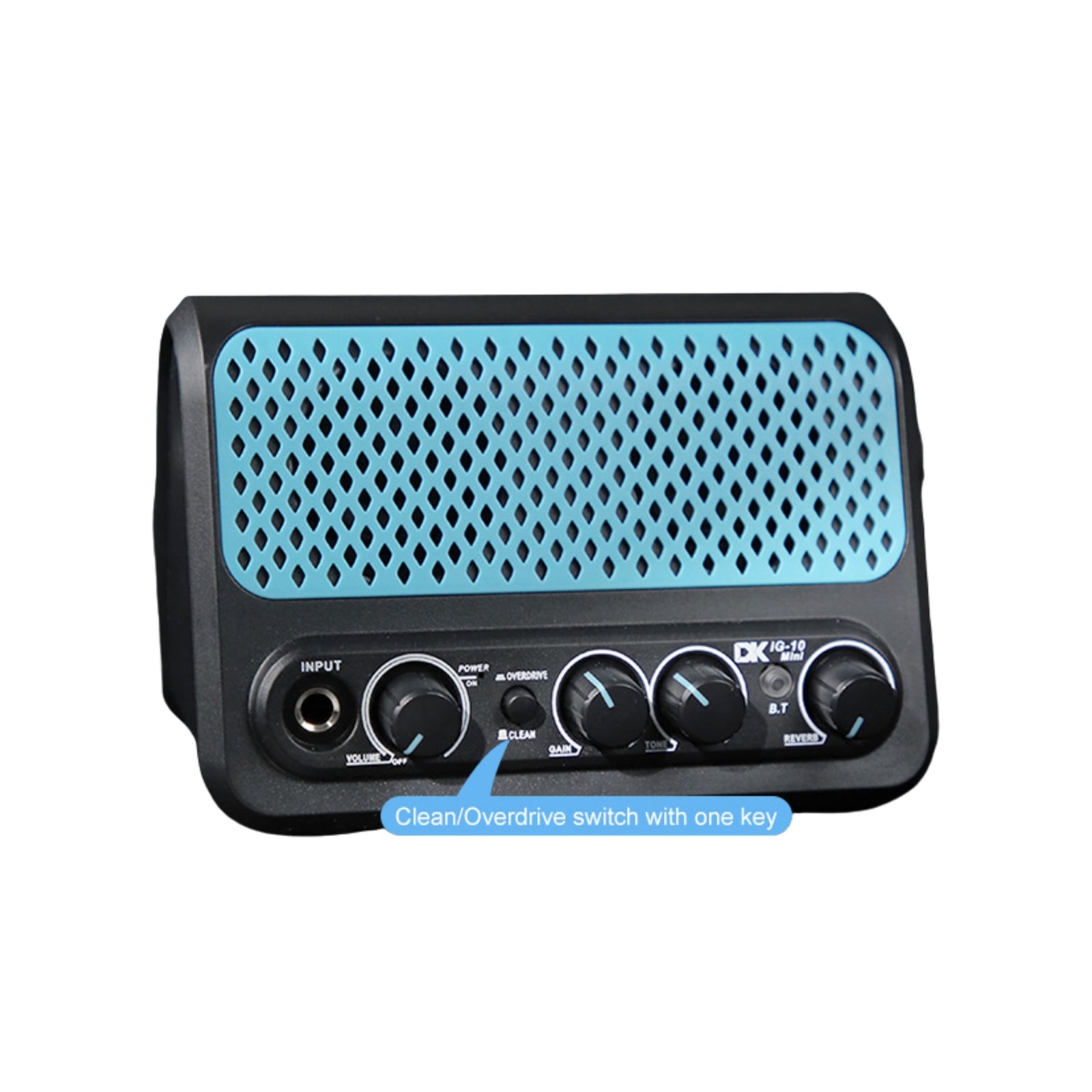 DK IG-10 Mini Guitar Amp Black Function Highlights 