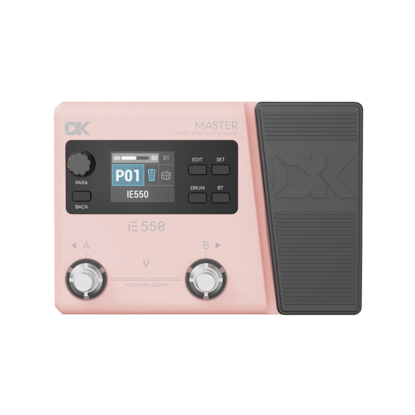 DK iE-550 Guitar Effects Pedal Amp Modelling IR Cabinets Looper& App - ETONE.SHOP