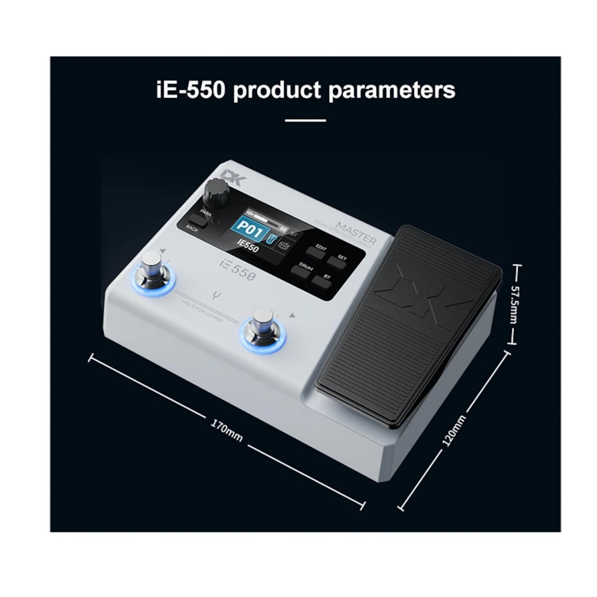 DK IE-550 Guitar Multi-Effects Pedal - ETONE.SHOP