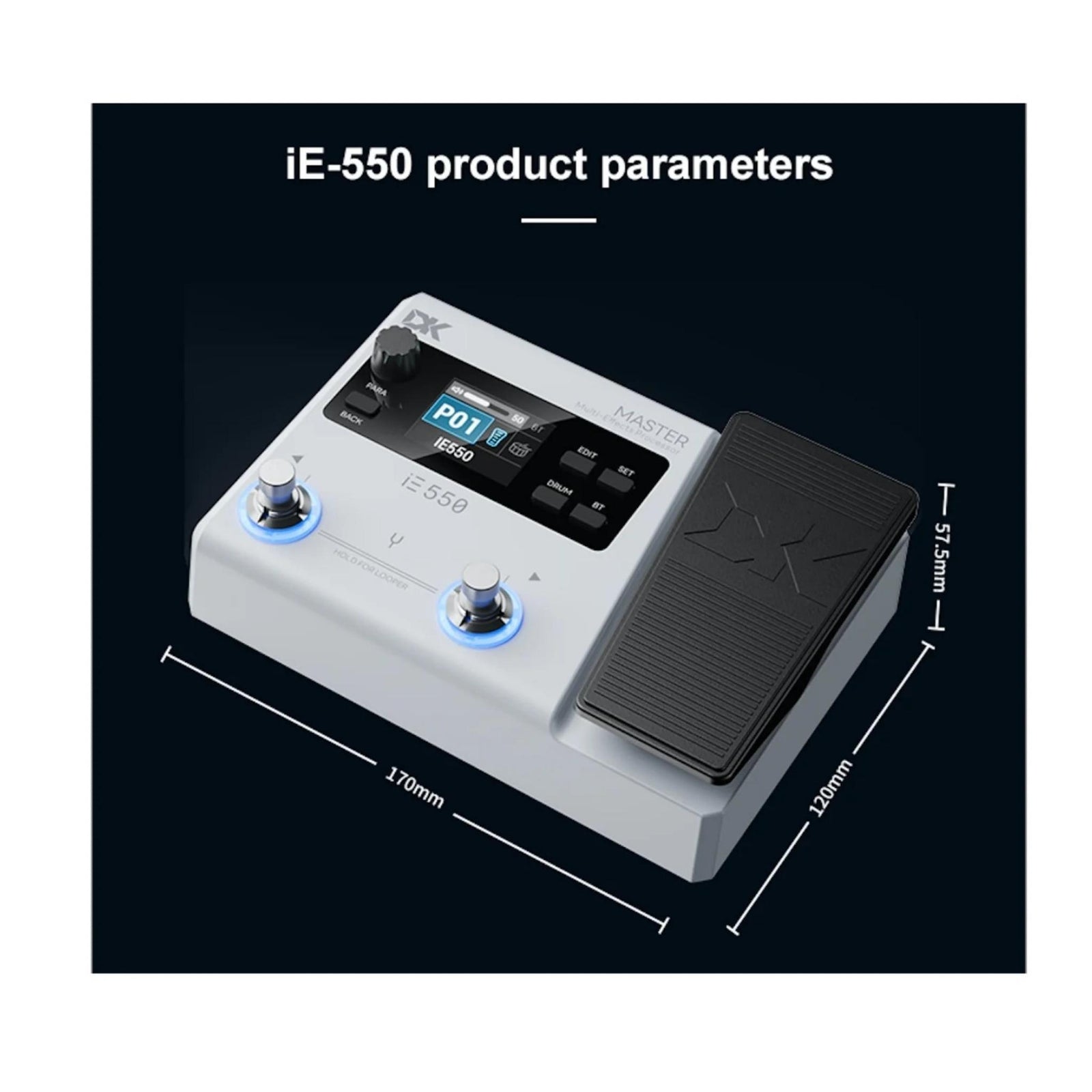DK IE-550 Guitar Multi-Effects Pedal - ETONE.SHOP