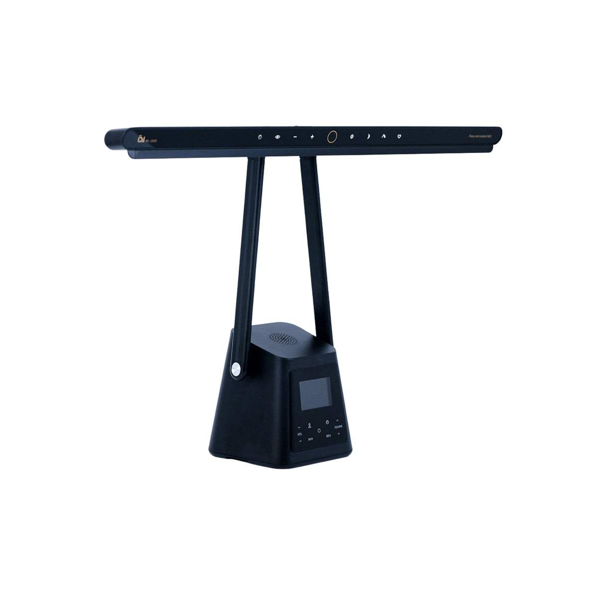 DL iPL-1000 Piano Lamp with Built-in Digital Metronome -  front left angle