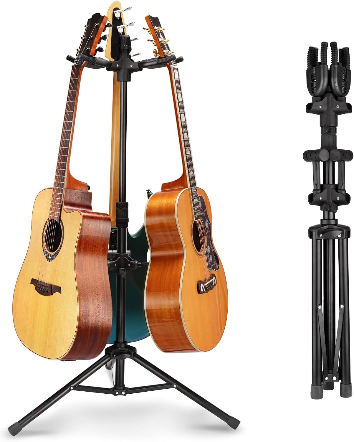 Guitto GGS-06T Triple Head Guitar Stand Adjustable Stand For Guitar and Bass - ETONE.SHOP