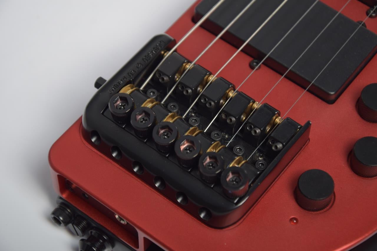 ALP AD-80 Electric Guitar Headless Guitar Folding Body - Red