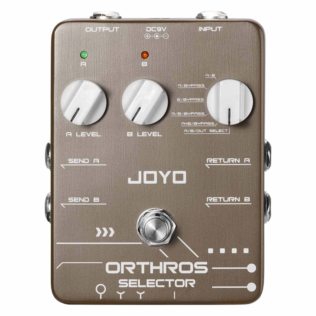 Joyo JF24 Orthros Line Selector Pedal for Guitar Effects Pedals