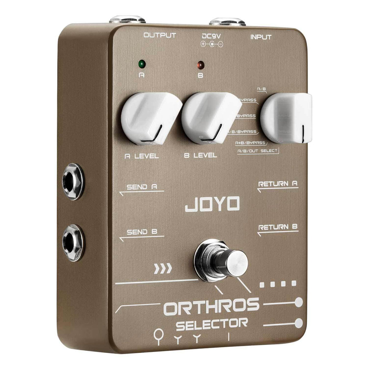 Joyo JF24 Orthros Line Selector Pedal for Guitar Effects Pedals