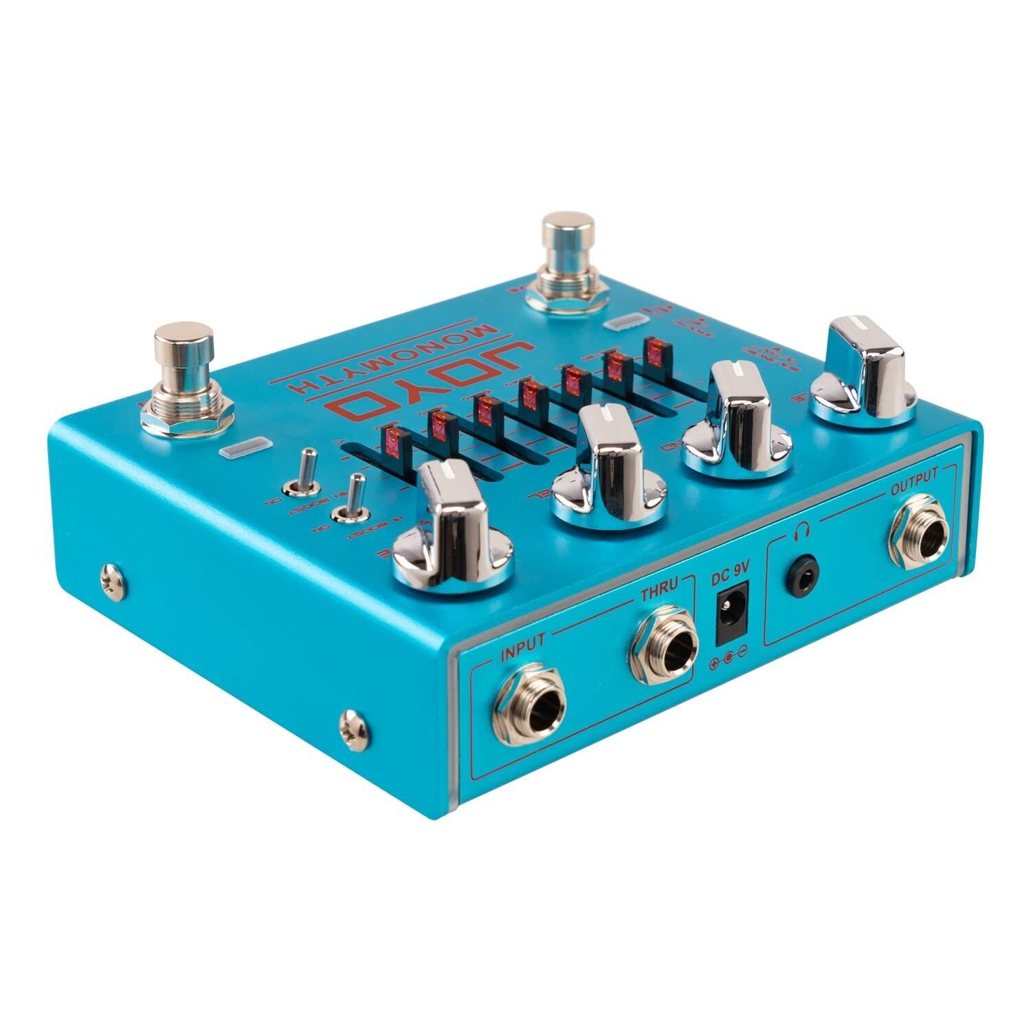 stereo equalizer pedal Joyo R26 Monomyth Bass Preamp Pedal XLR DI, 6-Band EQ, Cab Simulation