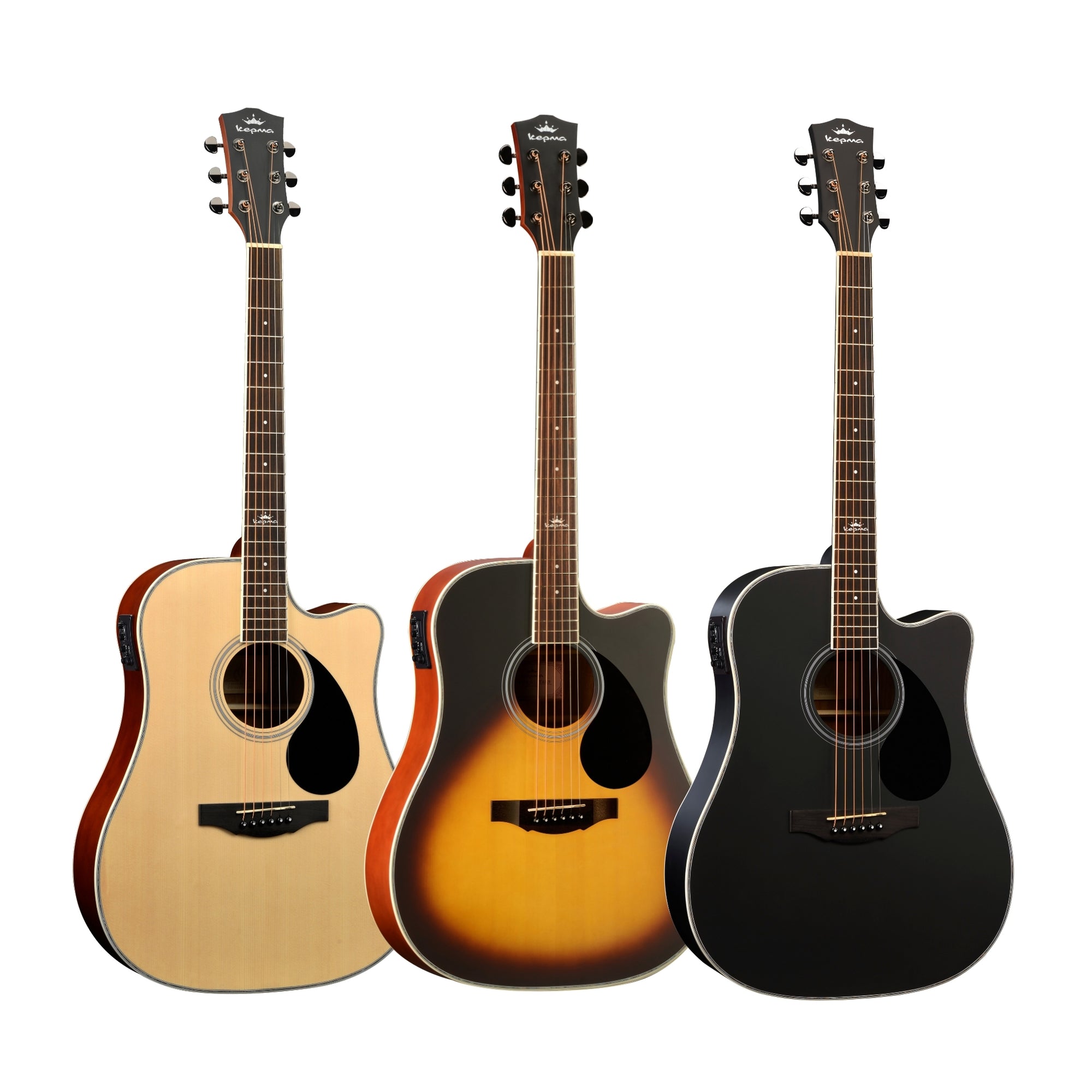 Kepma D1CE 41" Dreadnought Cutaway Electro-Acoustic Guitar - ETONE.SHOP