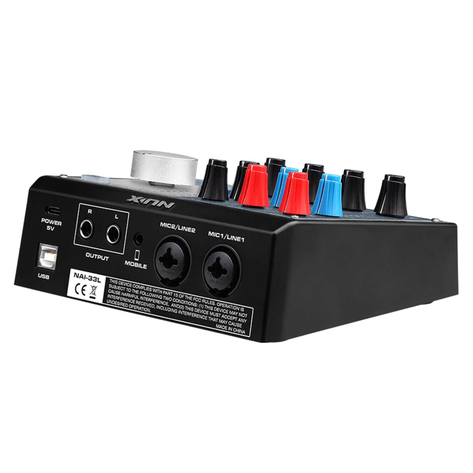 NUX N-LIVE USB Audio Interface & Live Streaming Mixer 6 Inputs, 4 Outputs, Bluetooth, Class-A Preamps