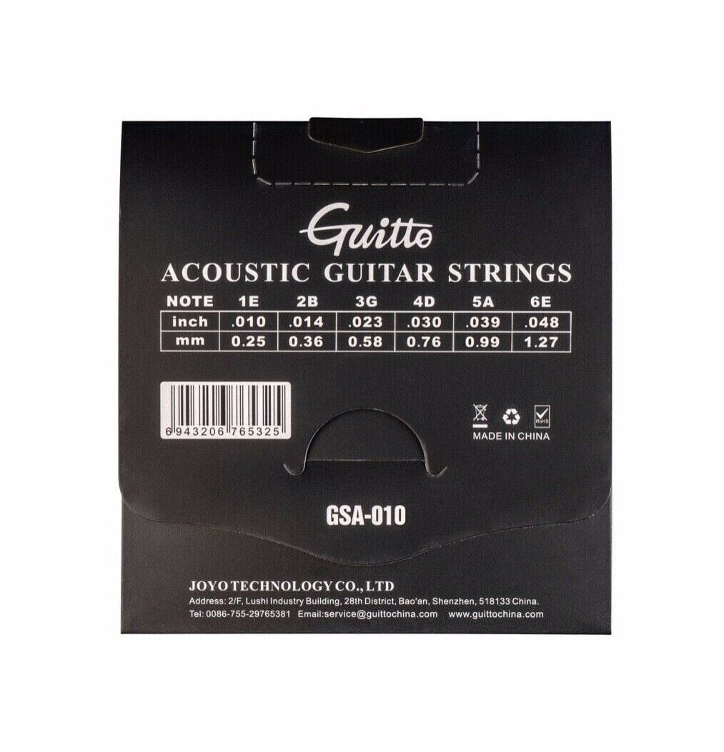 Guitto GAS 10-48 Acoustic Guitar Strings