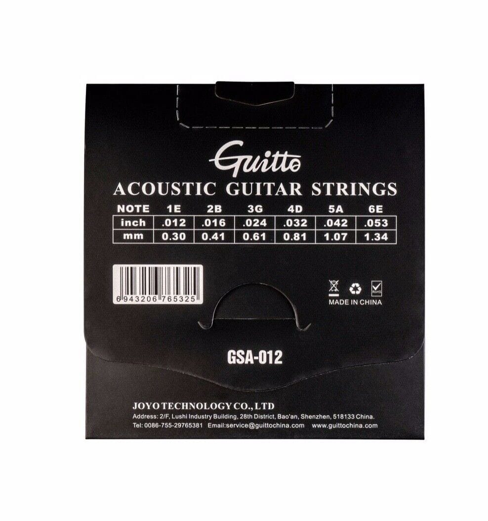 Guitto GAS 12-53 Acoustic Guitar Strings