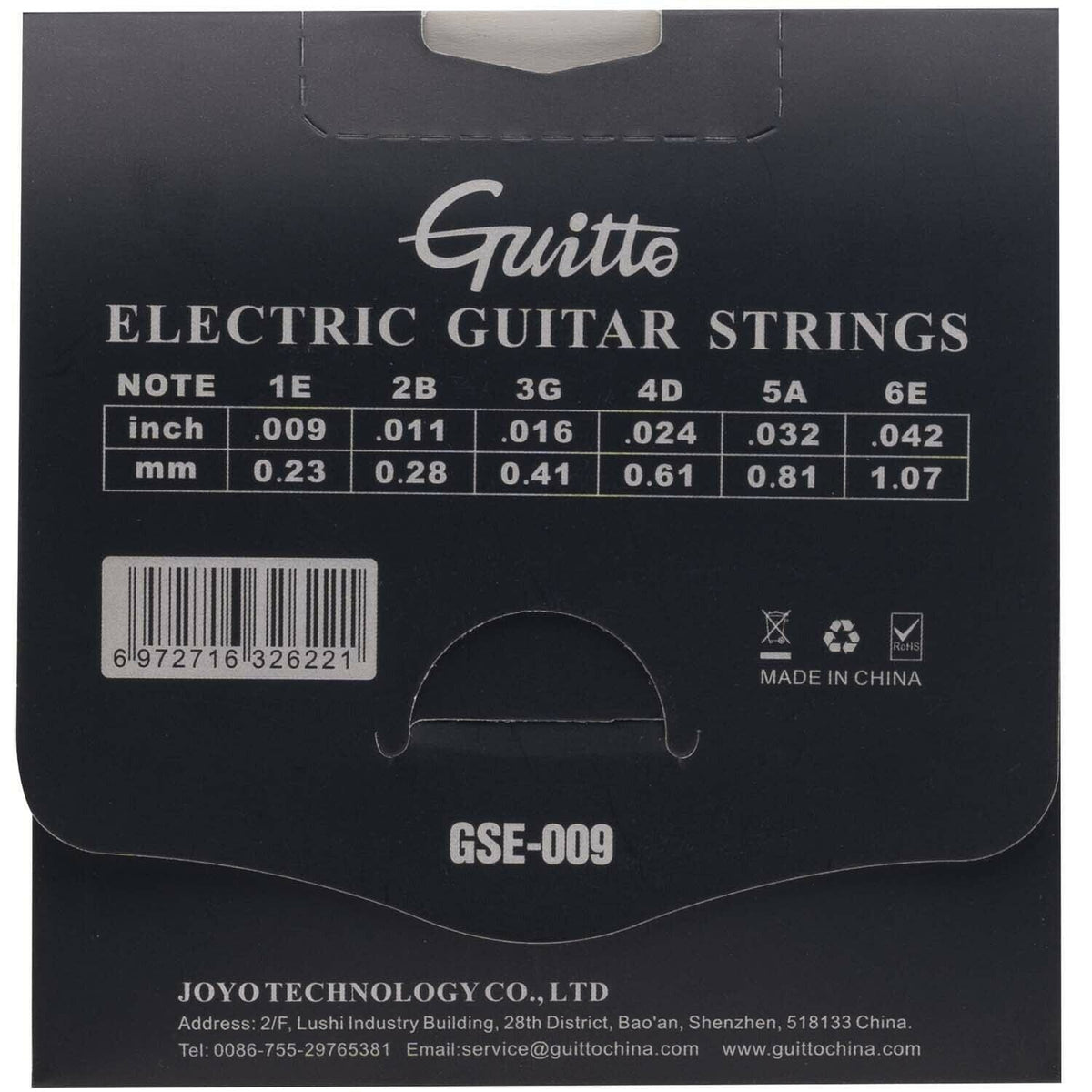 Guitto GSE-009 09-42 Electric Guitar Strings