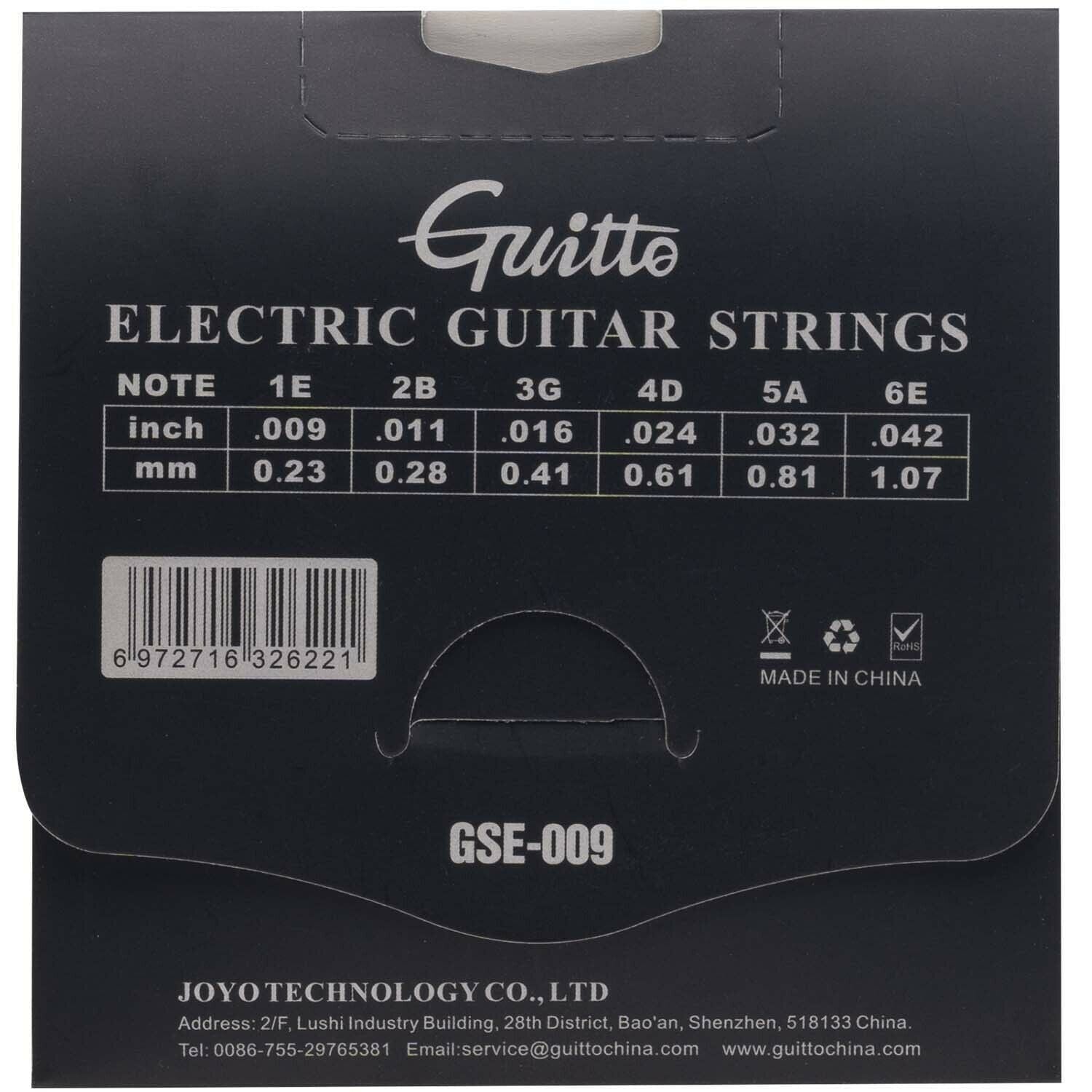 Guitto GSE-009 09-42 Electric Guitar Strings
