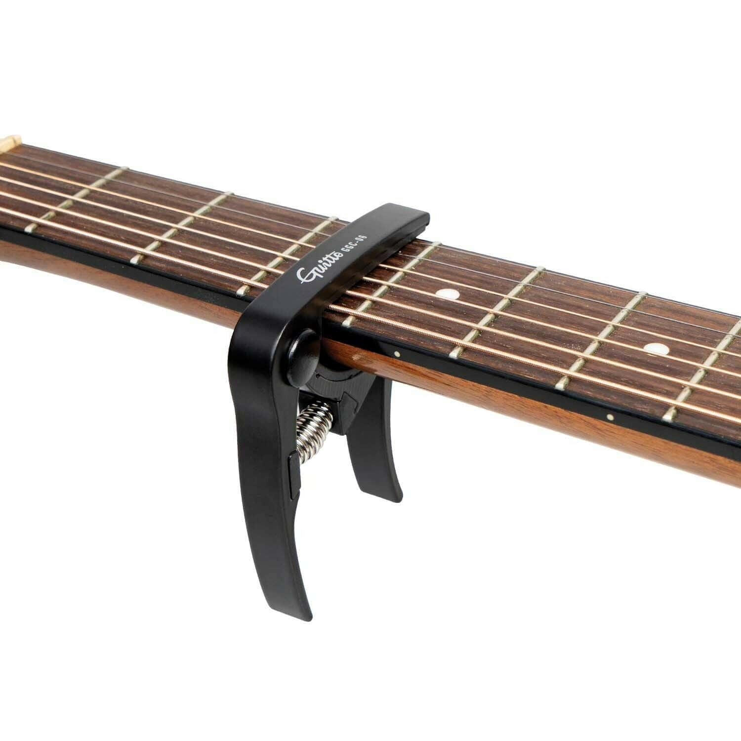 Guitto GGC06 Guitar Ukulele Capo Metal In Black