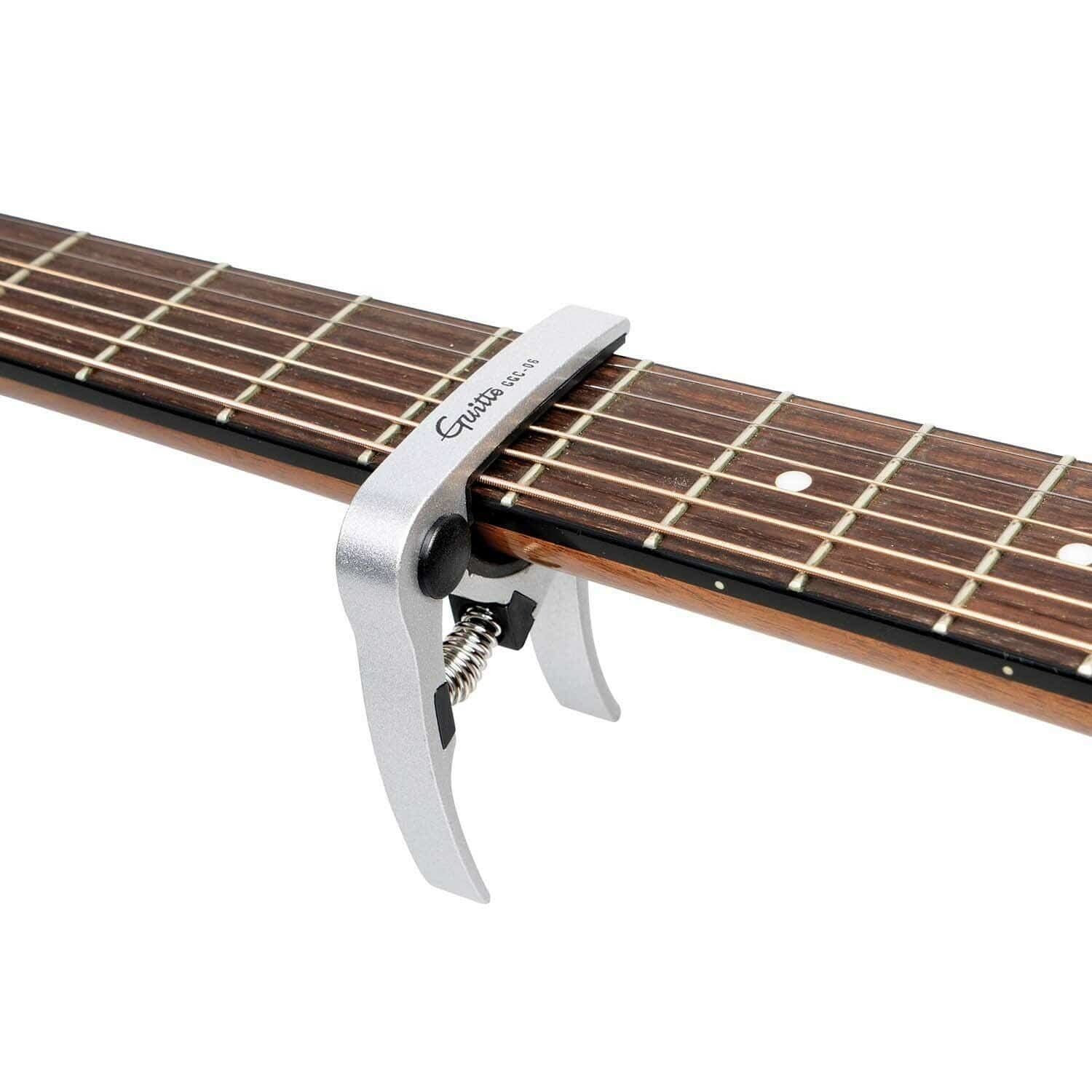 Guitto GGC06 Guitar Ukulele Capo Metal In Sliver