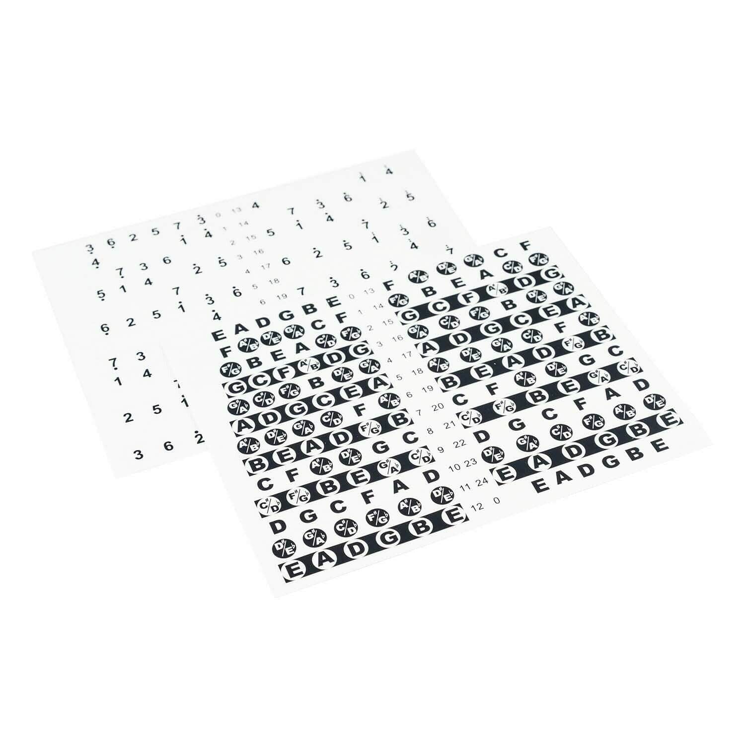 Guitto GFM01 Guitar Notation Guide Stickers