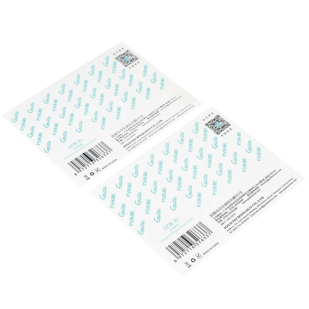 Guitto GFM01 Guitar Notation Guide Stickers