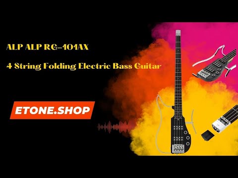ALP RG-101AX 4 String Folding Electric Bass Guitar