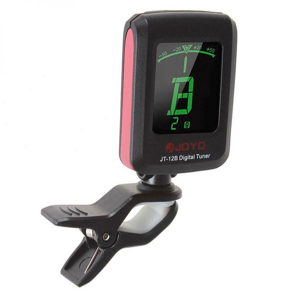 JOYO JT-12-B Guitar Bass Violin Digital Clip-on Tuner