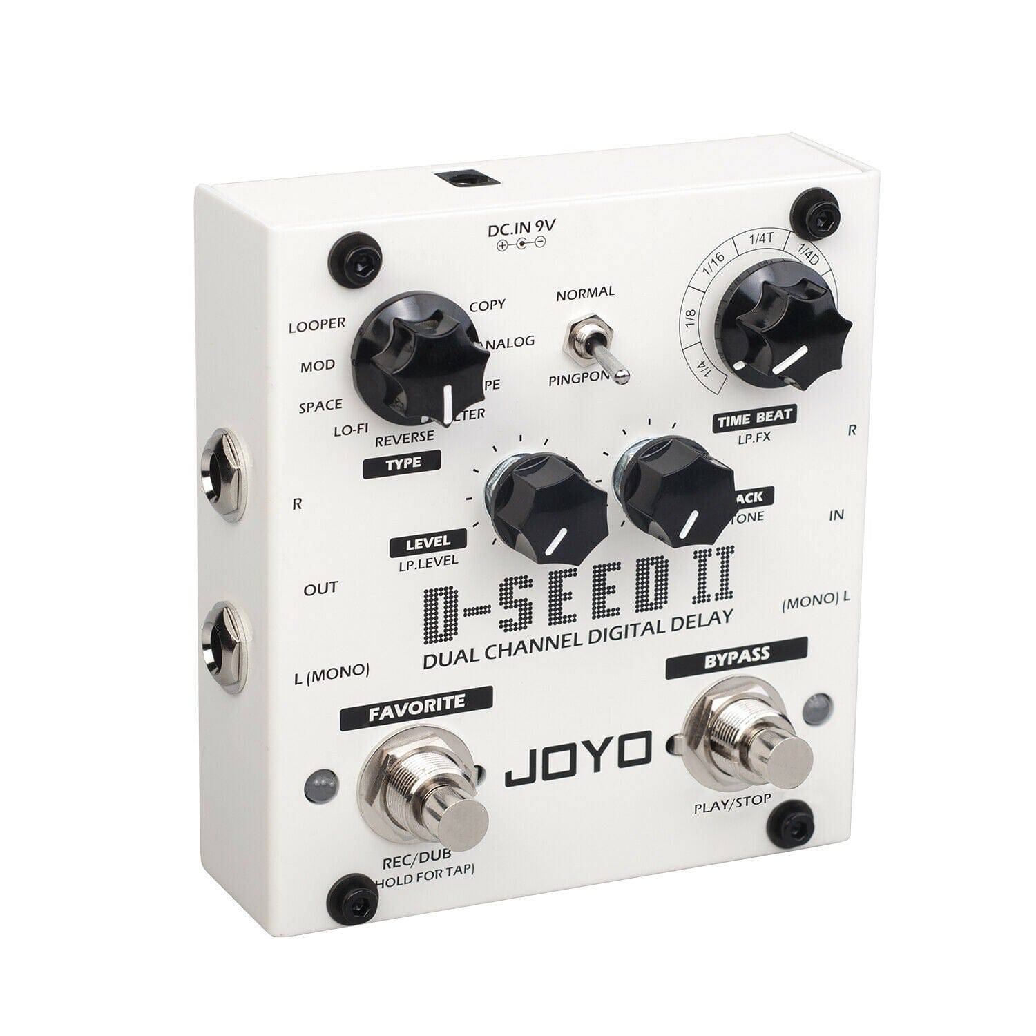 Joyo D-Seed II Dual Channel Digital Guitar Delay Pedal