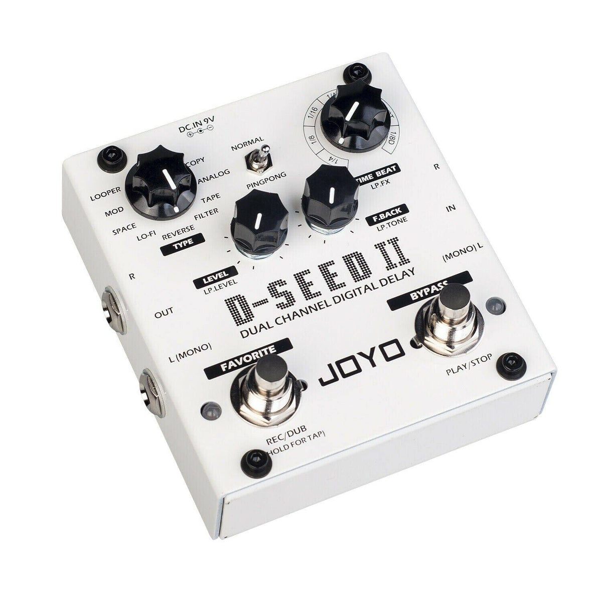 Joyo D-Seed II Dual Channel Digital Guitar Delay Pedal