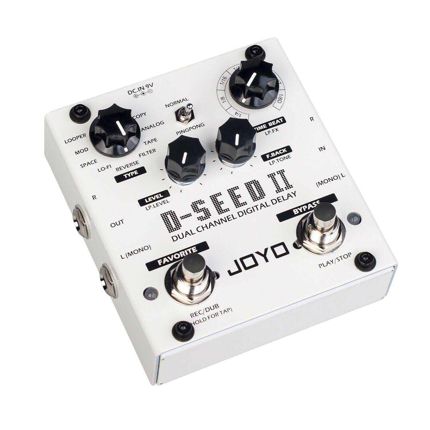 Joyo D-Seed II Dual Channel Digital Guitar Delay Pedal