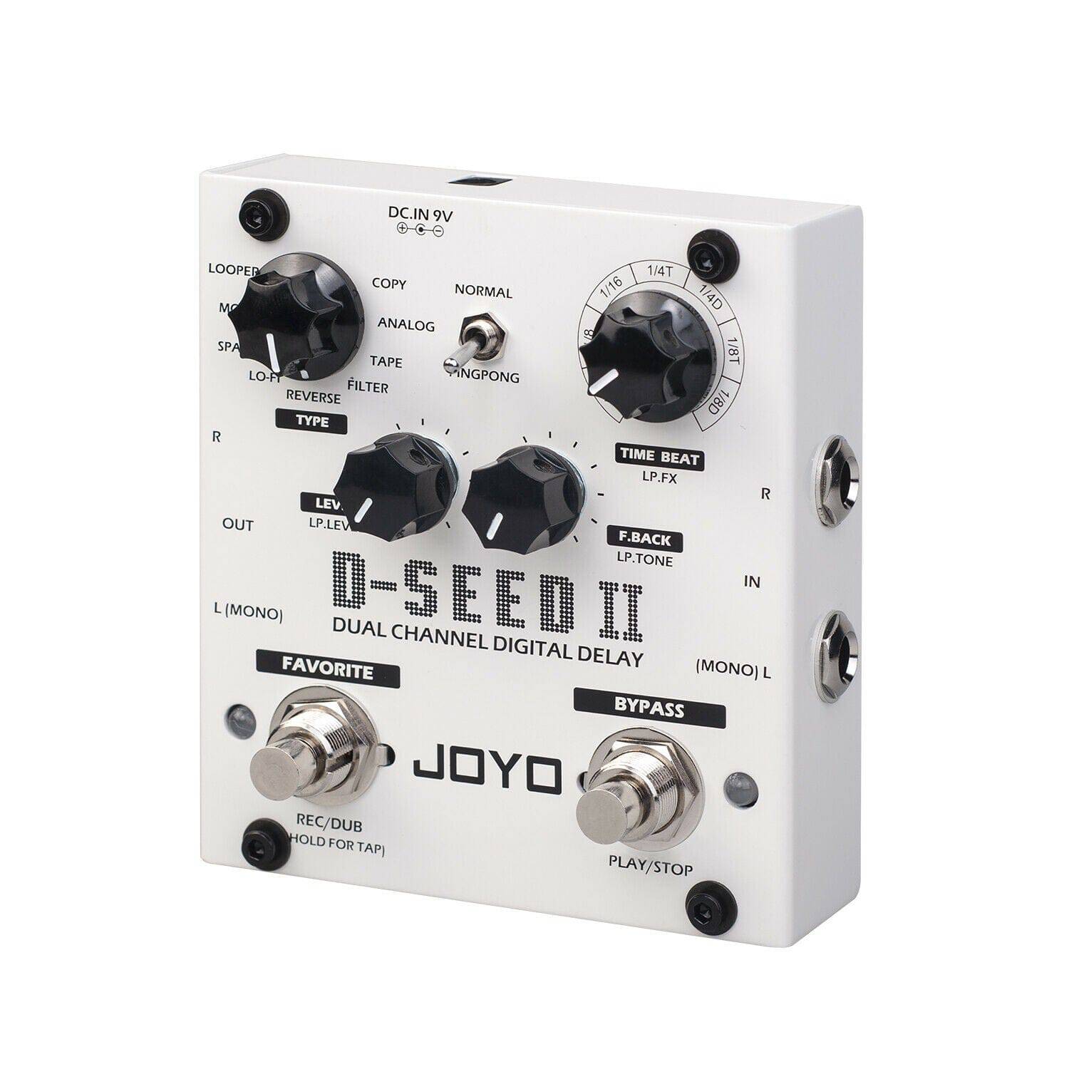 Joyo D-Seed II Dual Channel Digital Guitar Delay Pedal