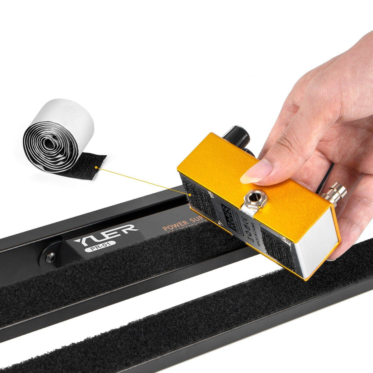 YUER PR-01 Guitar Effect Pedalboard with Power Supply