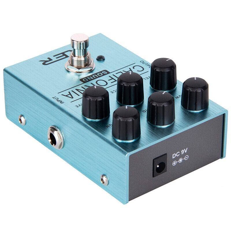 guitar pedal simulator online YUER YF-32 Amp Simulator Guitar Effects Pedal Mesa Style Rock Tones